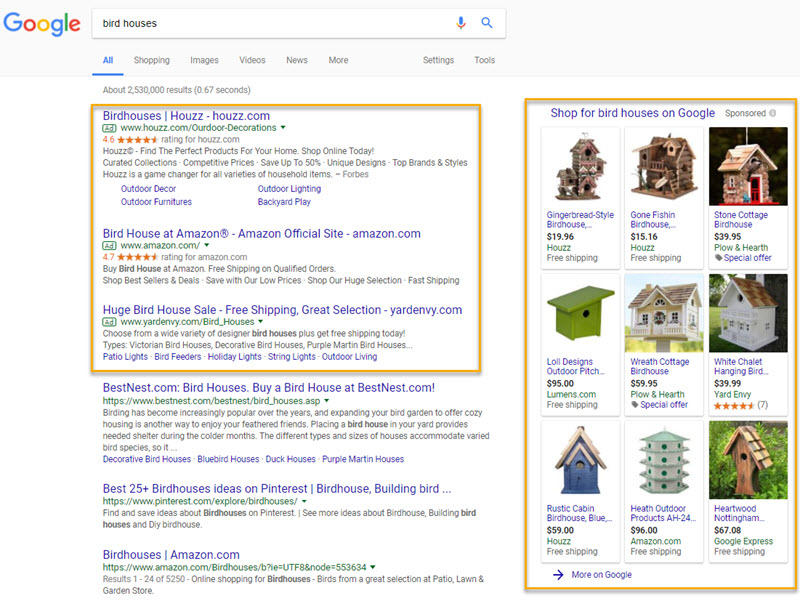 google-ppc-ads-birdhouses